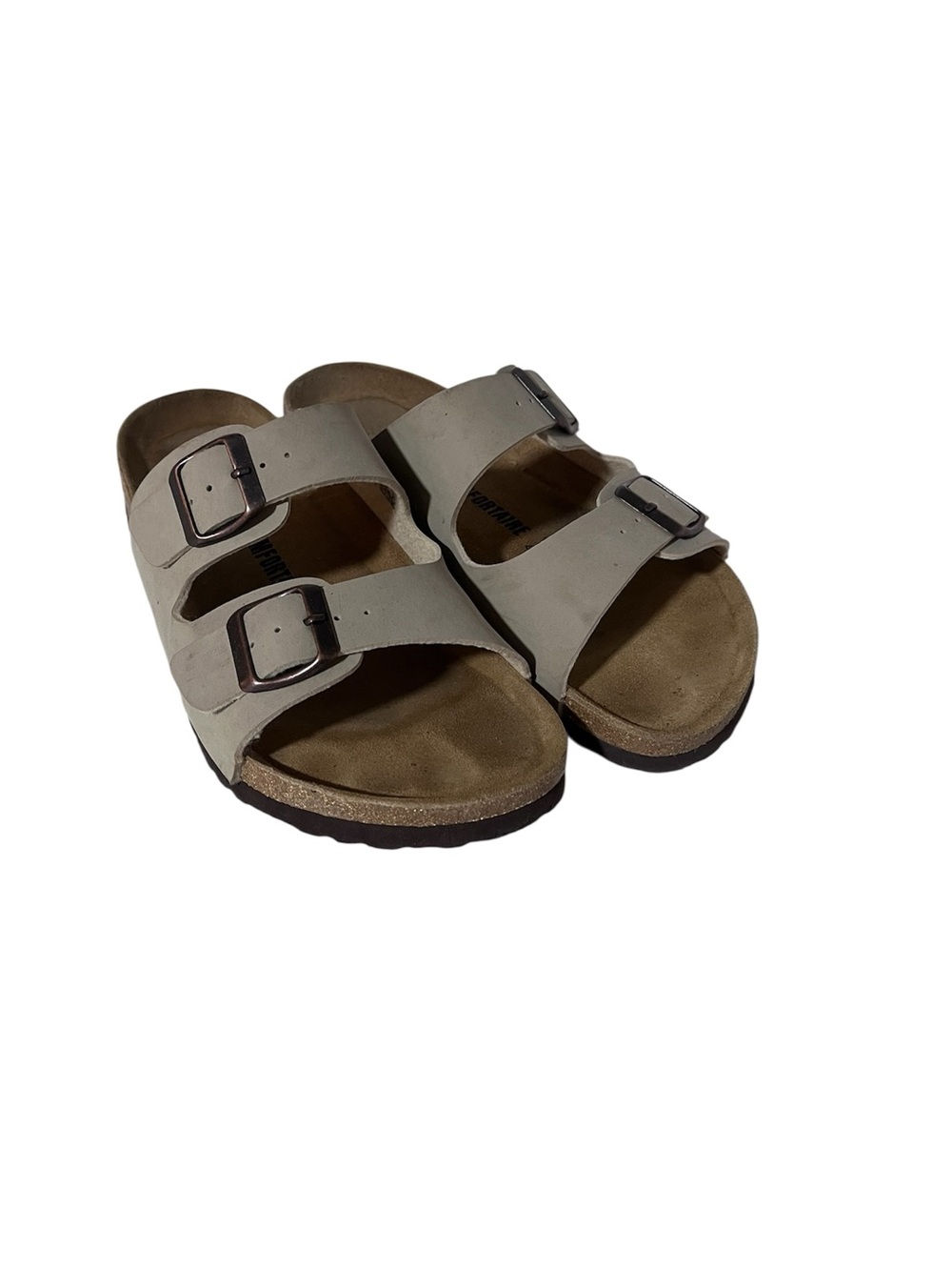 Comfortaire tan sandals size 9